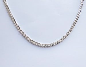 Product picture of Veritume chain necklace in silver named Christer. 